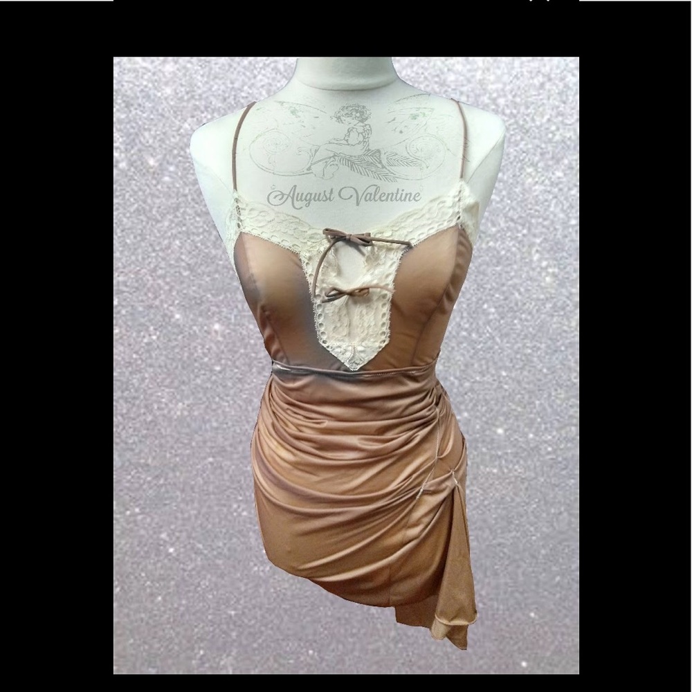 Unique nude dress